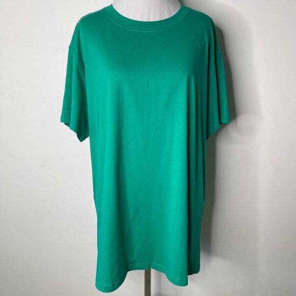 Lululemon Women's Green Crewneck Short Sleeve T-Shirt Size 10 - Picture 1 of 7